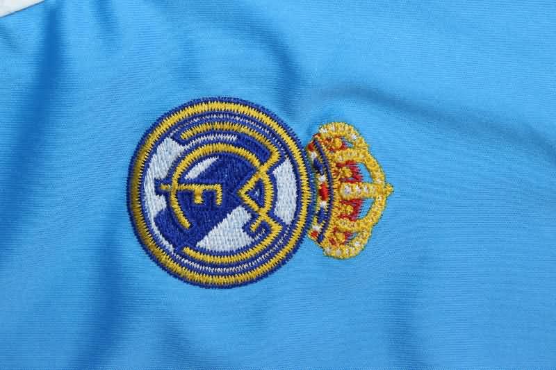 Thailand Quality(AAA) 2024/25 Real Madrid Goalkeeper Blue Soccer Shorts