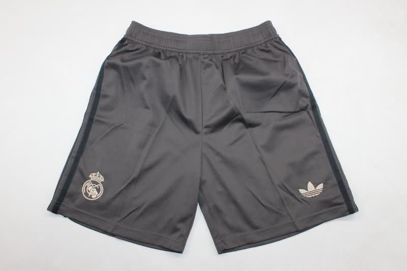 Thailand Quality(AAA) 2024/25 Real Madrid Third Soccer Shorts