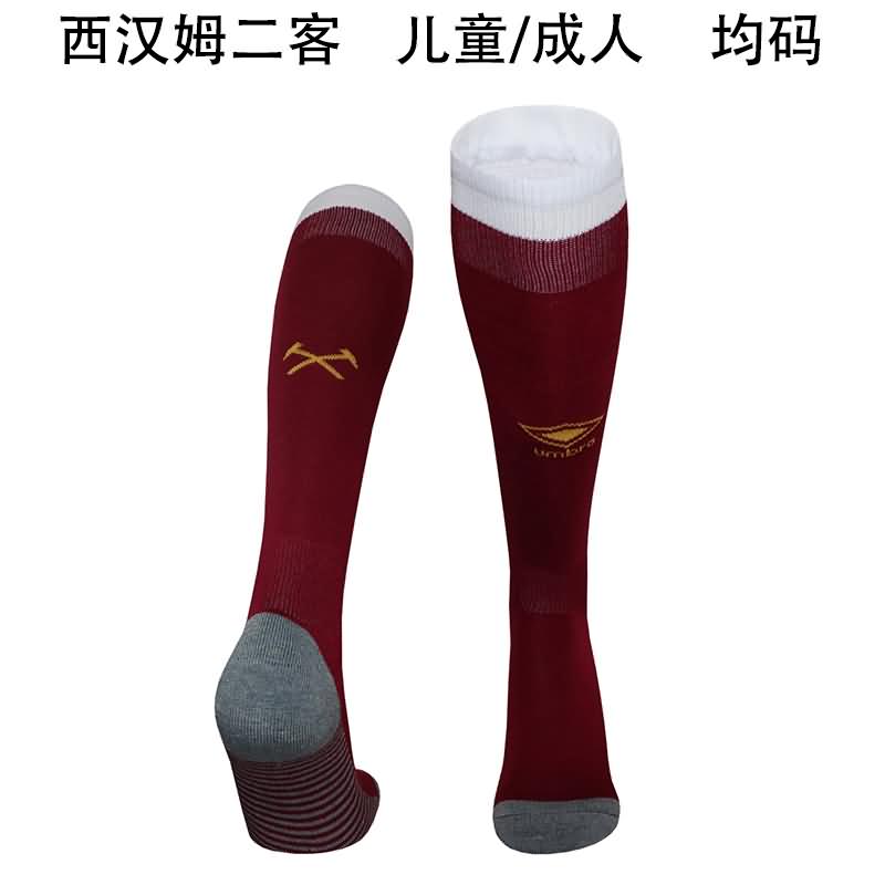 Thailand Quality(AAA) 24/25 West Ham Third Soccer Socks