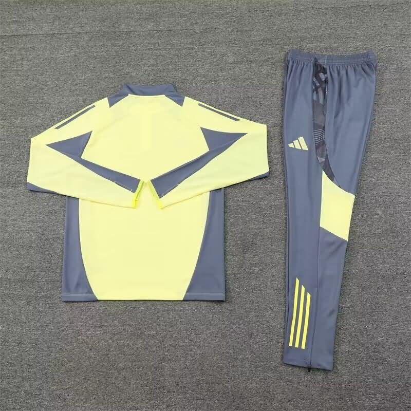 Thailand Quality(AAA) 24/25 Ajax Yellow Soccer Tracksuit