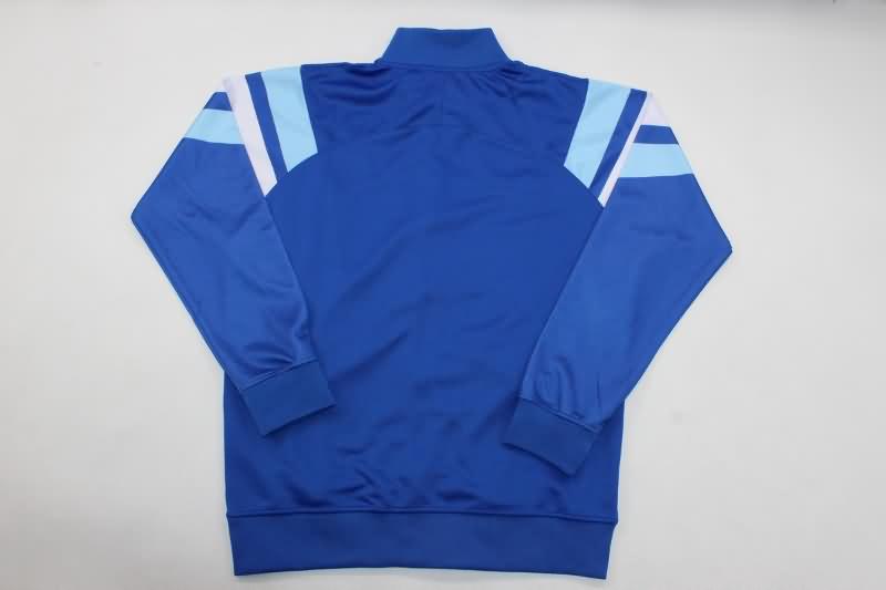 Thailand Quality(AAA) 2024 Argentina Blue Soccer Tracksuit 02