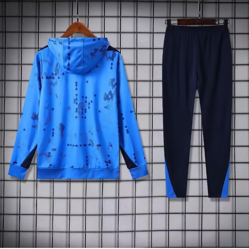 Thailand Quality(AAA) 24/25 Chelsea Blue Soccer Tracksuit 04