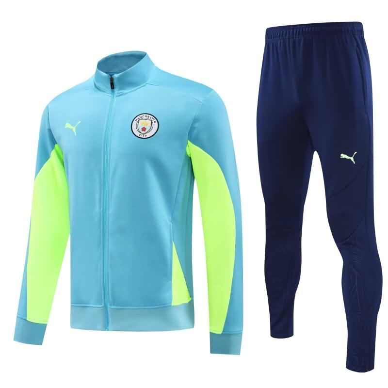 Thailand Quality(AAA) 24/25 Chelsea Light Blue Soccer Tracksuit