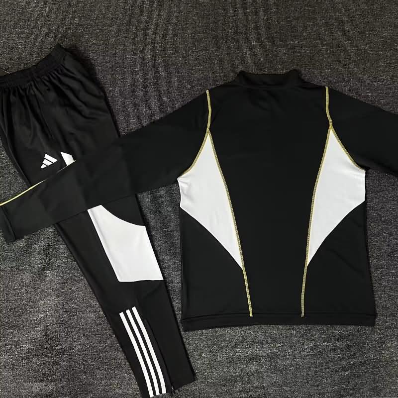 Thailand Quality(AAA) 2024 Colo Colo Black Soccer Tracksuit