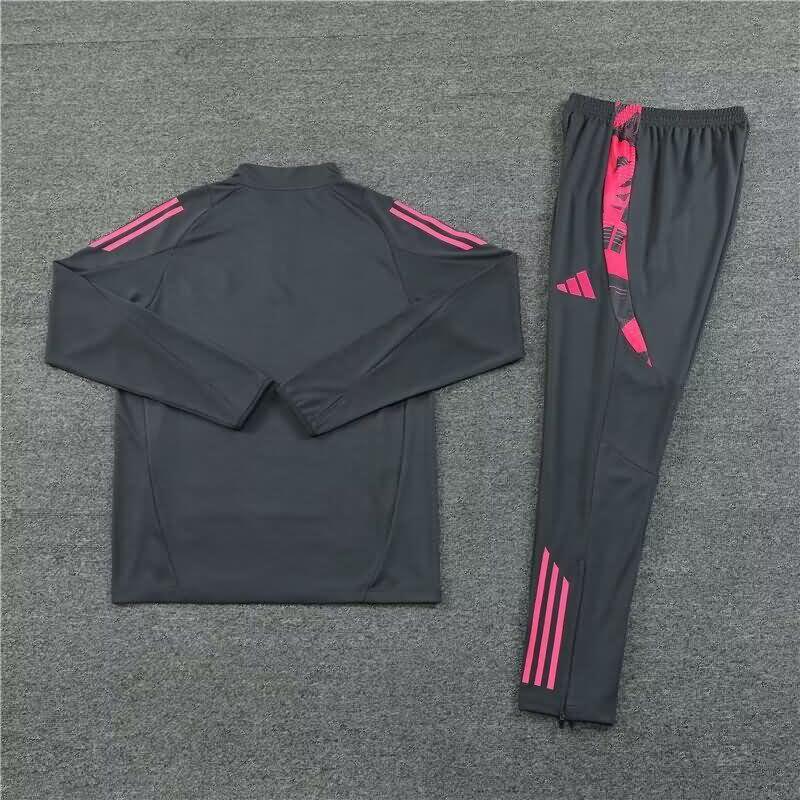 Thailand Quality(AAA) 2024 Germany Grey Soccer Tracksuit