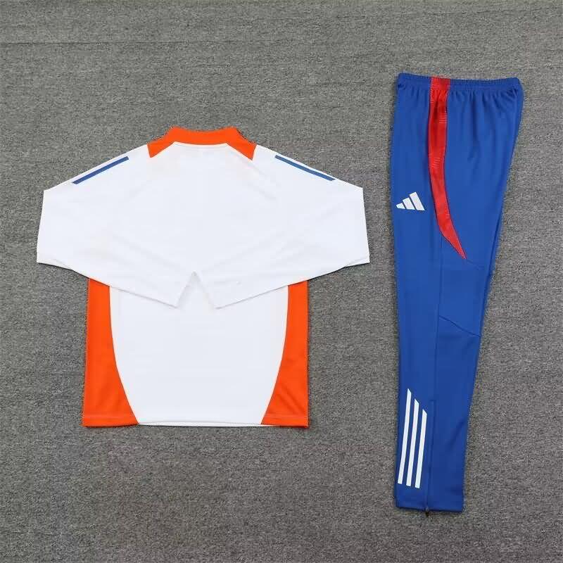 Thailand Quality(AAA) 2024 Japan White Soccer Tracksuit 03