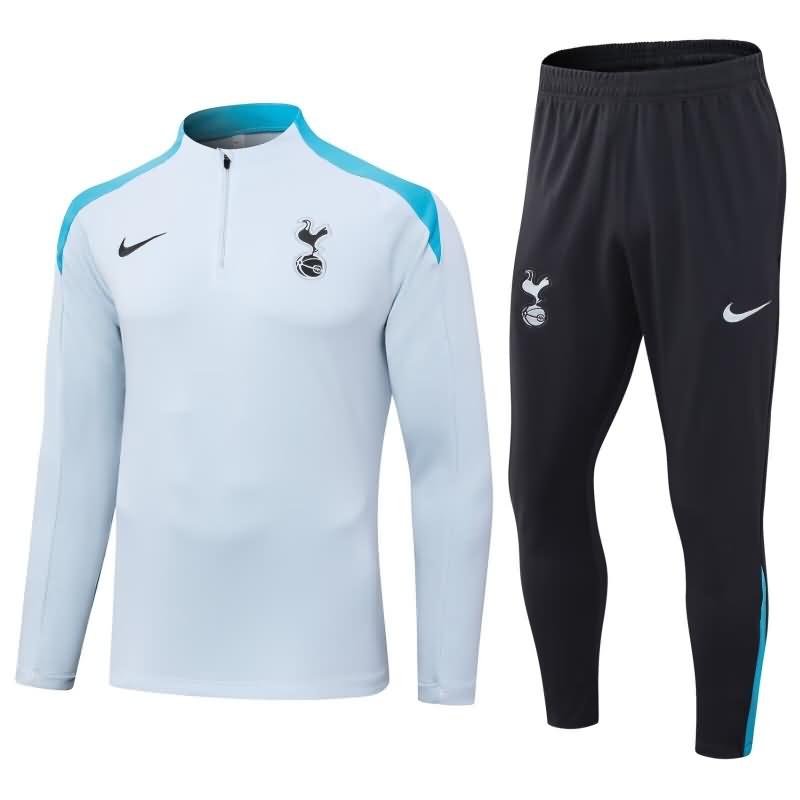 Thailand Quality(AAA) 24/25 Tottenham Hotspur Grey Soccer Tracksuit