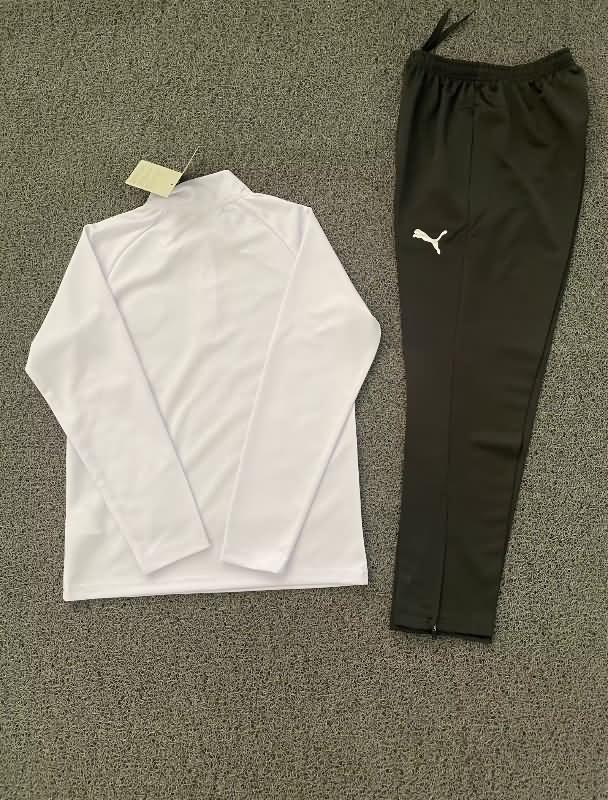 Thailand Quality(AAA) 24/25 Valencia White Soccer Tracksuit