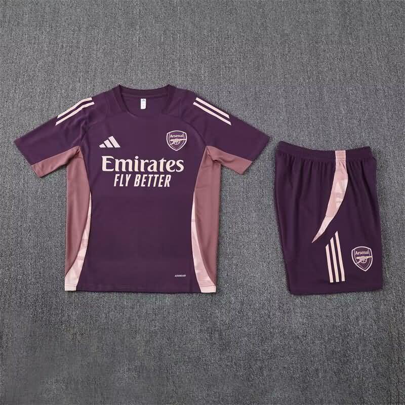 Thailand Quality(AAA) 24/25 Arsenal Purples Soccer Training Sets