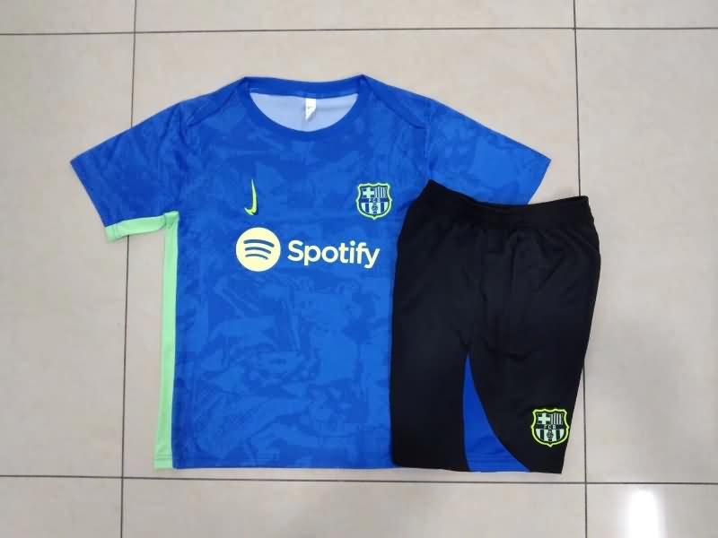 Thailand Quality(AAA) 24/25 Barcelona Blue Soccer Training Sets