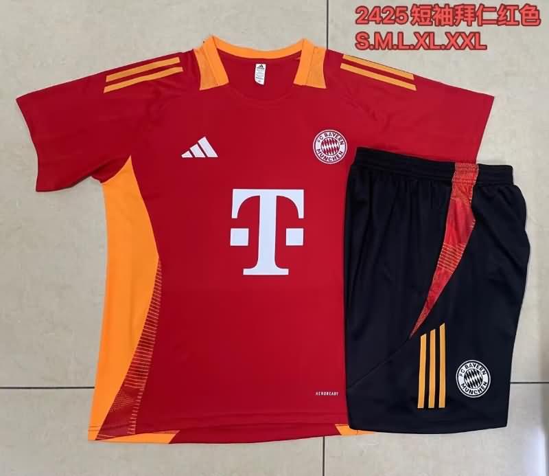 Thailand Quality(AAA) 24/25 Bayern Munich Red Soccer Training Sets