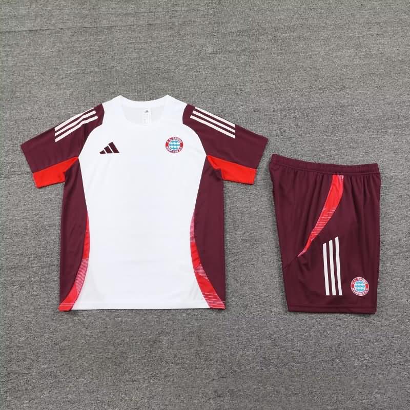 Thailand Quality(AAA) 24/25 Bayern Munich White Soccer Training Sets