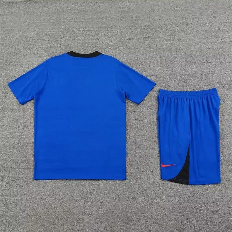 Thailand Quality(AAA) 2024 Korea Blue Soccer Training Sets