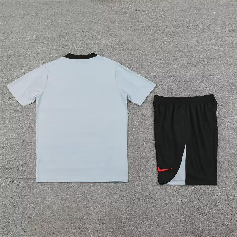 Thailand Quality(AAA) 2024 Korea Grey Soccer Training Sets