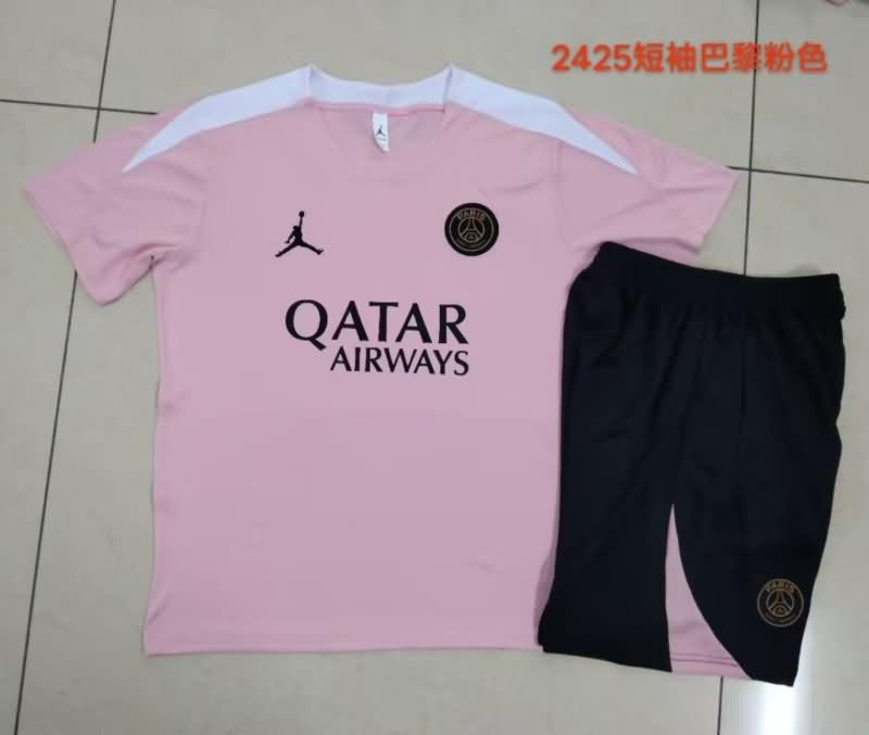 Thailand Quality(AAA) 24/25 Paris St Germain Pink Soccer Training Sets