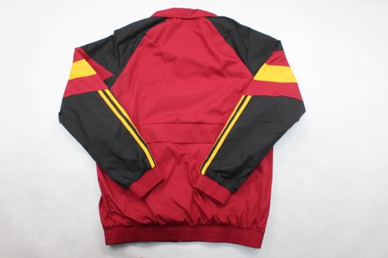 Thailand Quality(AAA) 24/25 AS Roma Red Soccer Windbreaker