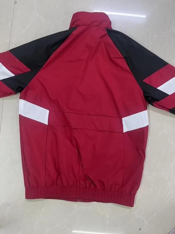 Thailand Quality(AAA) 24/25 Ajax Red Soccer Windbreaker