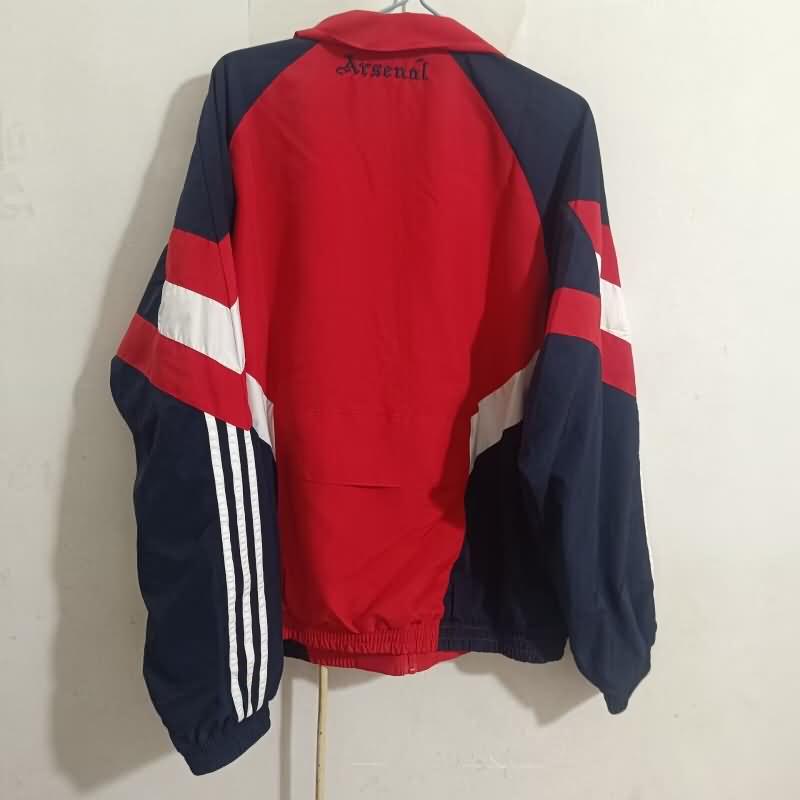 Thailand Quality(AAA) 24/25 Arsenal Red Soccer Windbreaker