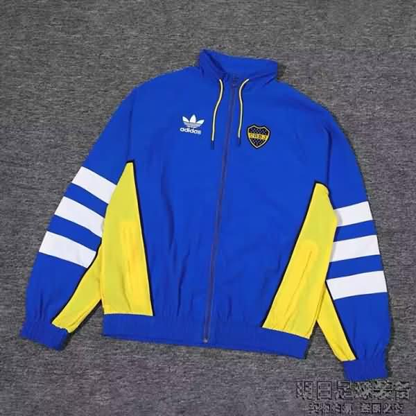 Thailand Quality(AAA) 24/25 Boca Juniors Blue Soccer Windbreaker