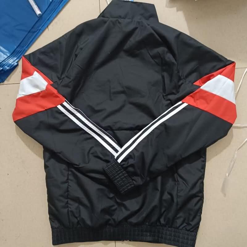 Thailand Quality(AAA) 2024 Flamengo Black Soccer Windbreaker 03