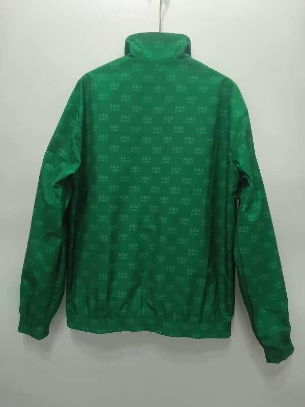 Thailand Quality(AAA) 2024 Mexico Green Reversible Soccer Windbreaker