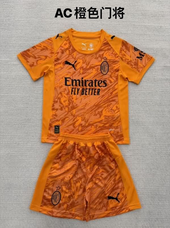25/26 AC Milan Goalkeeper Orange Soccer Jersey 25/26 AC Milan Goalkeeper Orange Soccer Jersey