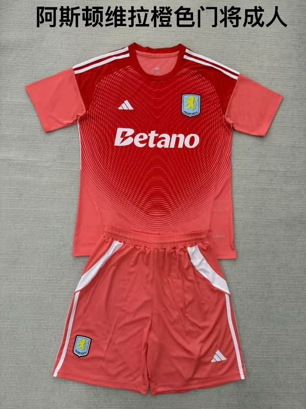 25/26 Aston Villa Goalkeeper Red Soccer Jersey 25/26 Aston Villa Goalkeeper Red Soccer Jersey