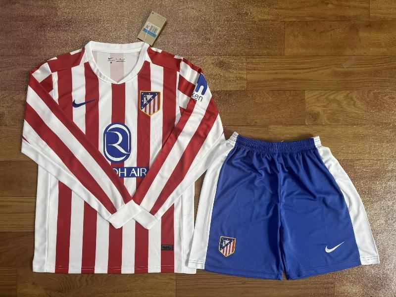 25/26 Atletico Madrid Home Long Sleeve Soccer Jersey 25/26 Atletico Madrid Home Long Sleeve Soccer Jersey