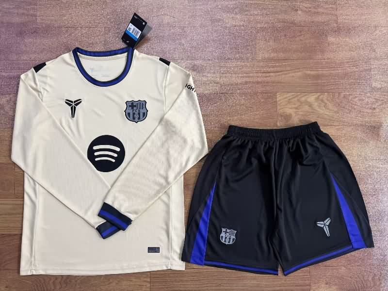 25/26 Barcelona Away Long Sleeve Soccer Jersey 25/26 Barcelona Away Long Sleeve Soccer Jersey