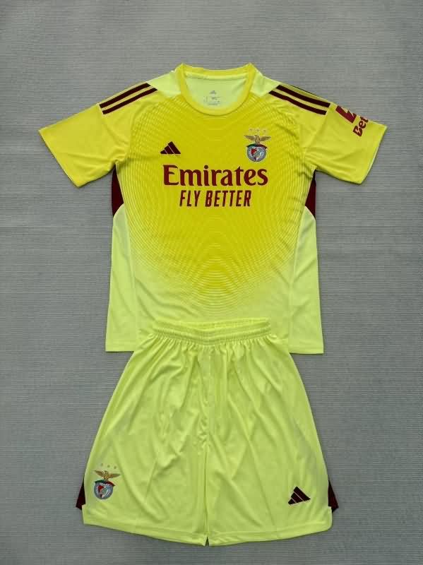 25/26 Benfica Goalkeeper Yellow Soccer Jersey 25/26 Benfica Goalkeeper Yellow Soccer Jersey