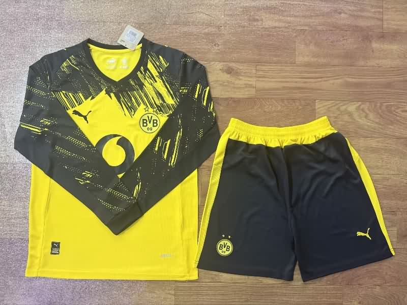 25/26 Dortmund Home Long Sleeve Soccer Jersey 25/26 Dortmund Home Long Sleeve Soccer Jersey