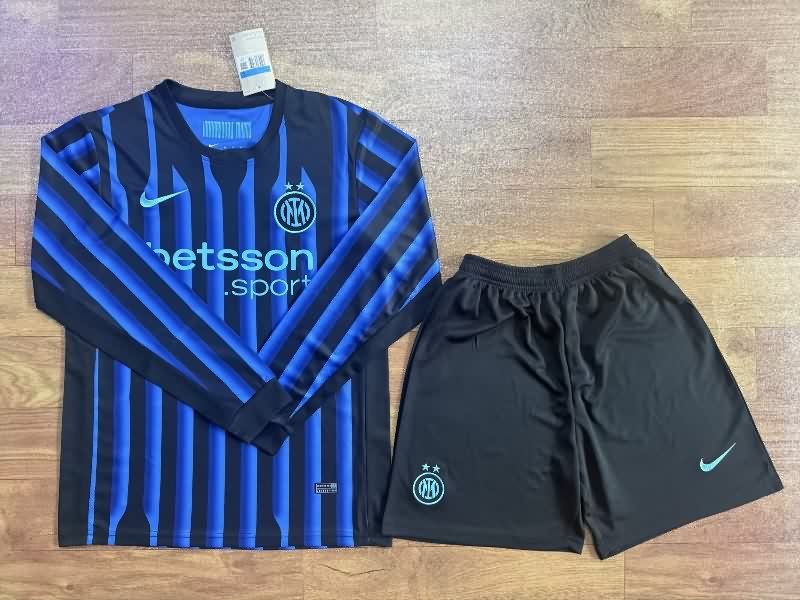 25/26 Inter Milan Home Long Sleeve Soccer Jersey 25/26 Inter Milan Home Long Sleeve Soccer Jersey