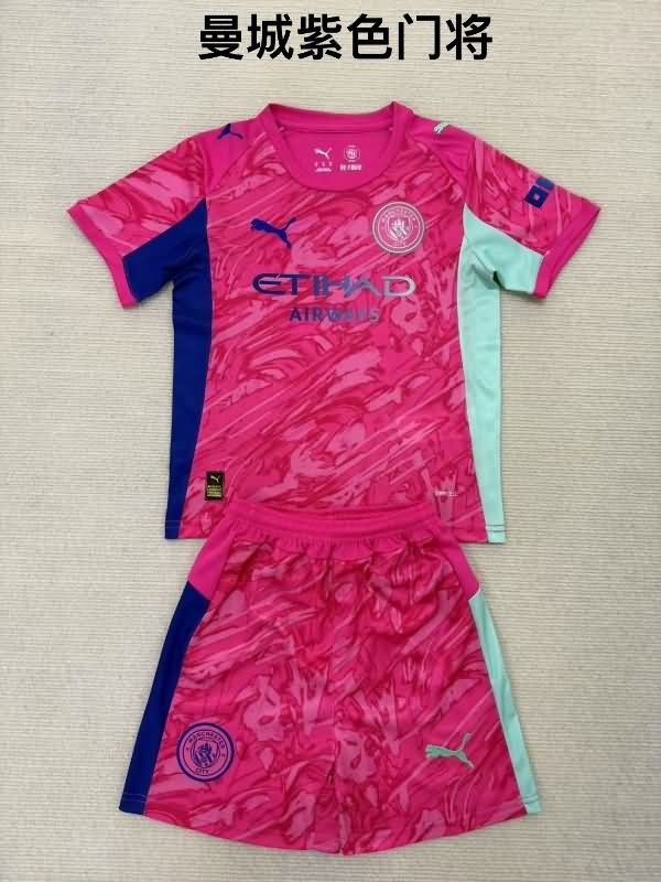 25/26 Manchester City Goalkeeper Pink Soccer Jersey 25/26 Manchester City Goalkeeper Pink Soccer Jersey