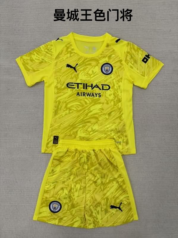 25/26 Manchester City Goalkeeper Yellow Soccer Jersey 25/26 Manchester City Goalkeeper Yellow Soccer Jersey