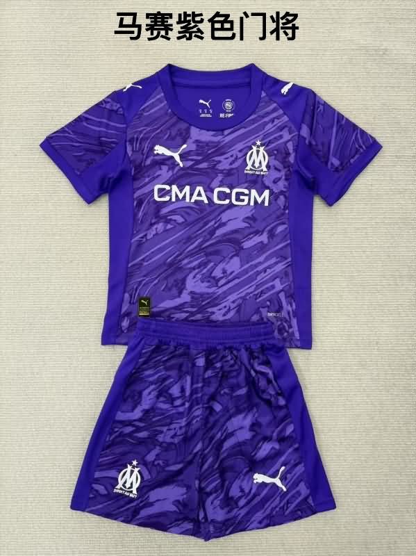 25/26 Marseilles Goalkeeper Purple Soccer Jersey 25/26 Marseilles Goalkeeper Purple Soccer Jersey