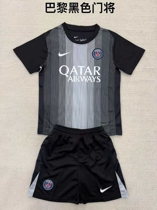 25/26 Paris St Germain Goalkeeper Black Soccer Jersey 25/26 Paris St Germain Goalkeeper Black Soccer Jersey