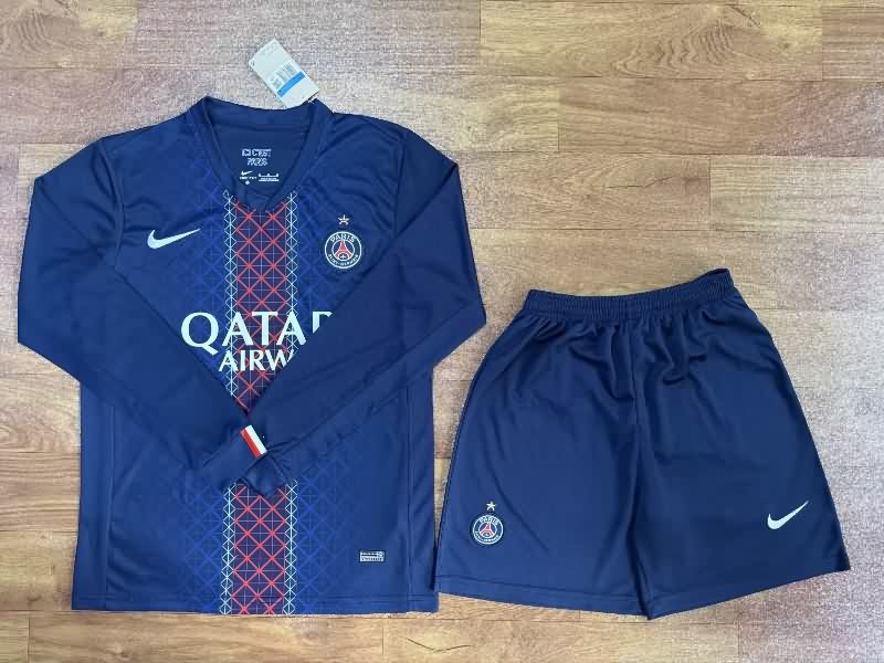 25/26 Paris St Germain Home Long Sleeve Soccer Jersey 25/26 Paris St Germain Home Long Sleeve Soccer Jersey