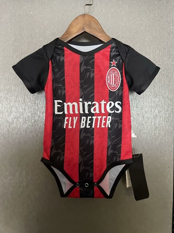 25/26 AC Milan Home Baby Soccer Jerseys 25/26 AC Milan Home Baby Soccer Jerseys
