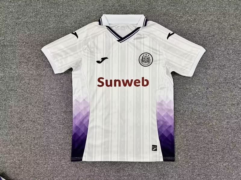 Thailand Quality(AAA) 25/26 Anderlecht Away Soccer Jersey  Thailand Quality(AAA) 25/26 Anderlecht Away Soccer Jersey