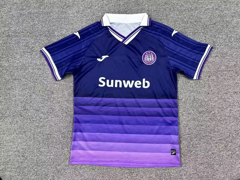 Thailand Quality(AAA) 25/26 Anderlecht Home Soccer Jersey  Thailand Quality(AAA) 25/26 Anderlecht Home Soccer Jersey