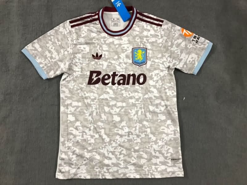 Thailand Quality(AAA) 25/26 Aston Villa Third Soccer Jersey Leaked