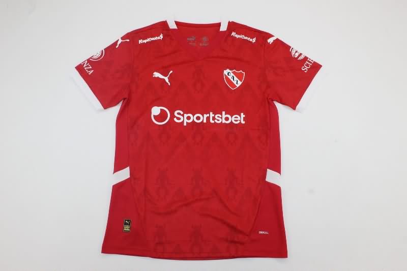 Thailand Quality(AAA) 2025 Atletico Independiente Home Soccer Jersey