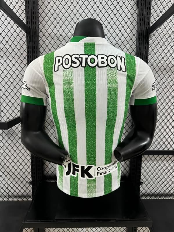 Thailand Quality(AAA) 2025 Atletico Nacional Home Soccer Jersey (Player)