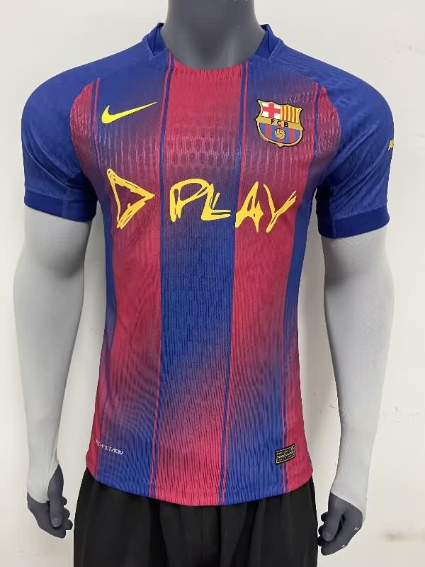 Thailand Quality(AAA) 25/26 Barcelona Home Soccer Jersey (Player) Sponsor  Thailand Quality(AAA) 25/26 Barcelona Home Soccer Jersey (Player) Sponsor