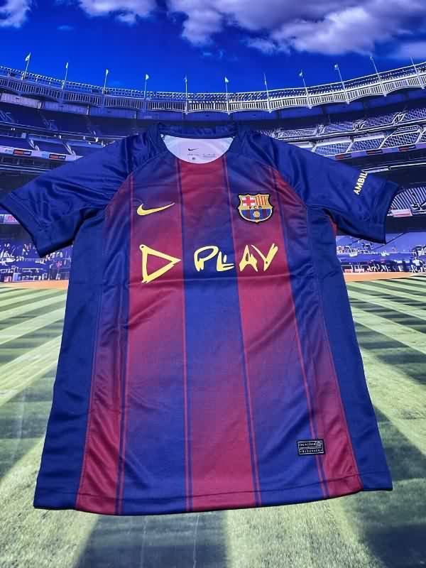 Thailand Quality(AAA) 25/26 Barcelona Home Soccer Jersey Sponsor  Thailand Quality(AAA) 25/26 Barcelona Home Soccer Jersey Sponsor
