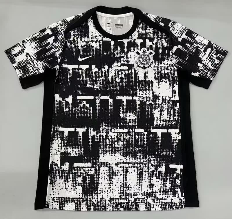 Thailand Quality(AAA) 2025 Corinthians Training Soccer Jersey 04 Thailand Quality(AAA) 2025 Corinthians Training Soccer Jersey 04