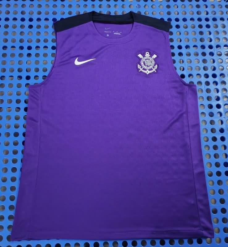 Thailand Quality(AAA) 2025 Corinthians Training Vest Soccer Jersey