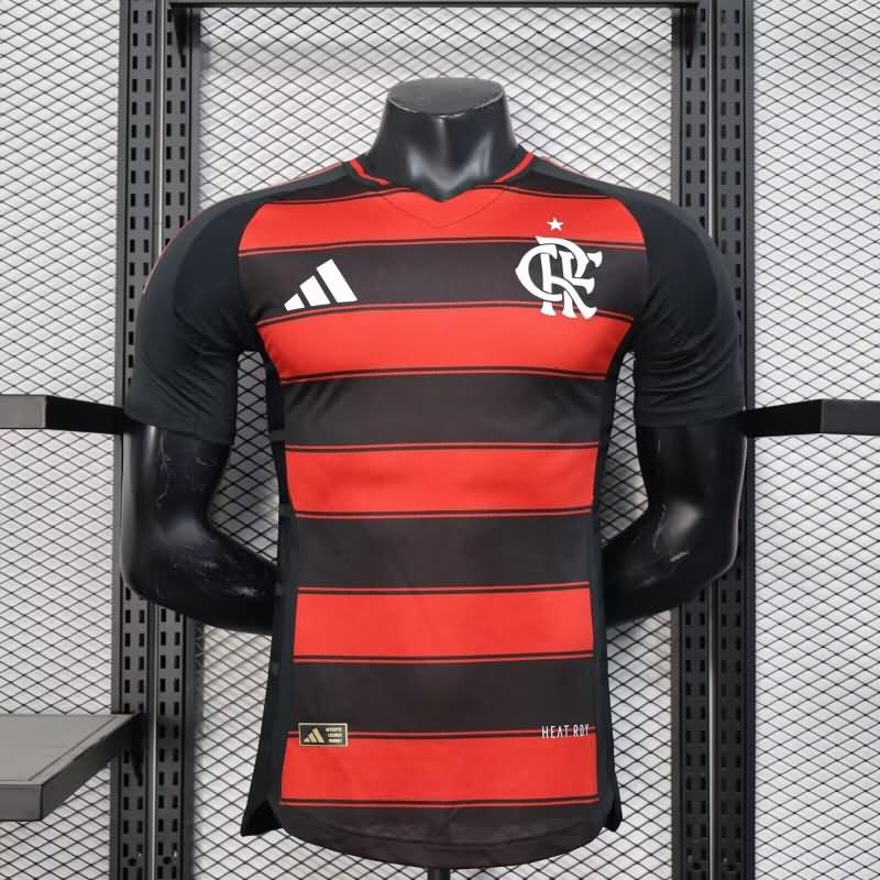 Thailand Quality(AAA) 2025 Flamengo Home Soccer Jersey (Player)