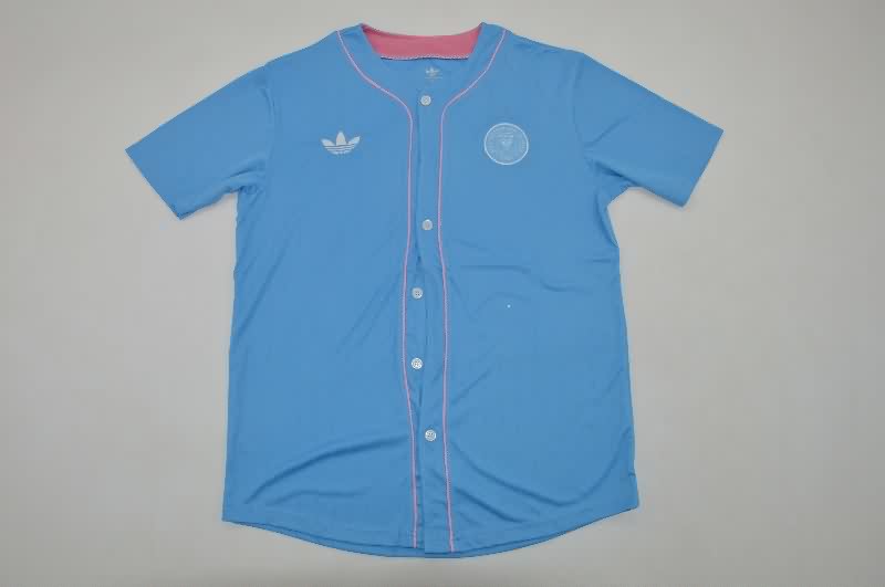 Thailand Quality(AAA) 2025 Inter Miami Blue Baseball Jersey Thailand Quality(AAA) 2025 Inter Miami Blue Baseball Jersey