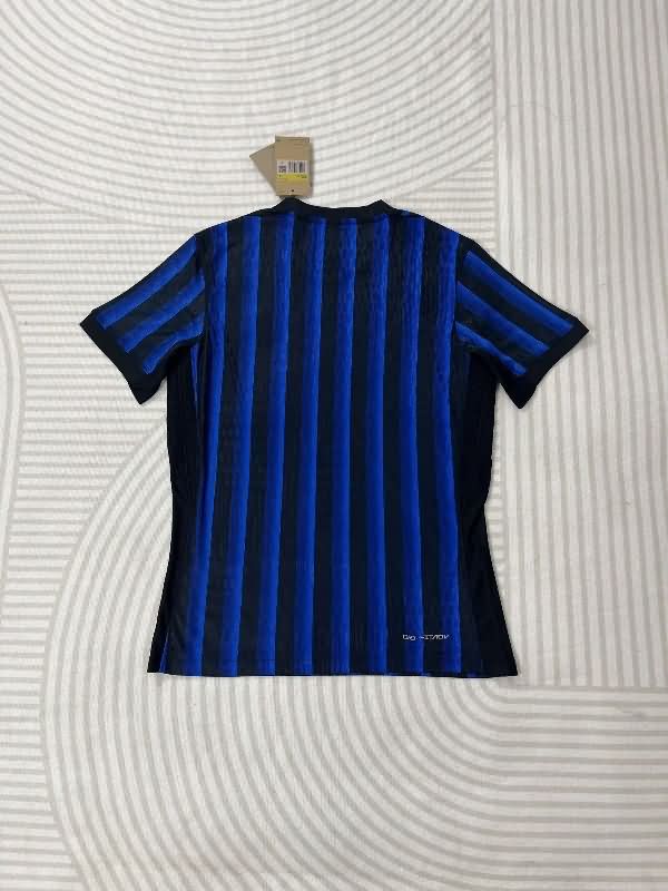 Thailand Quality(AAA) 25/26 Inter Milan Home Soccer Jersey (Player) Sponsor Leaked